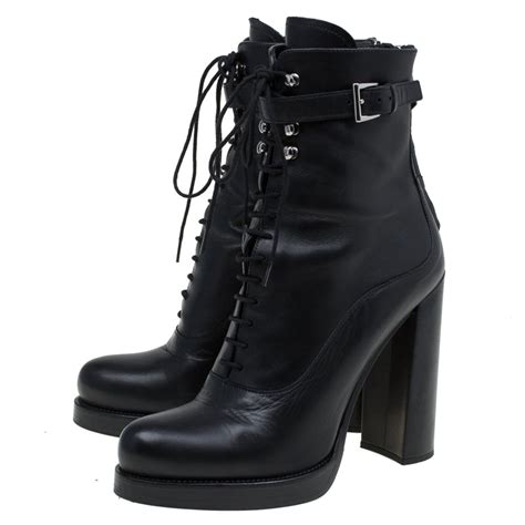 prada high heels ebay|prada block heel combat boots.